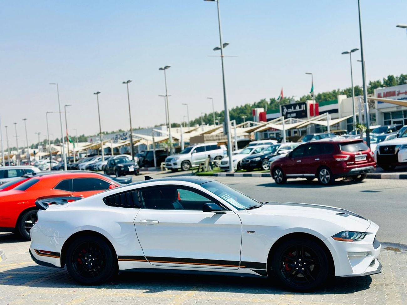 فورد موستانج Ecoboost | Monthly 1050/- | 0% DP | Lane Assist | Fog Lights | # 15740