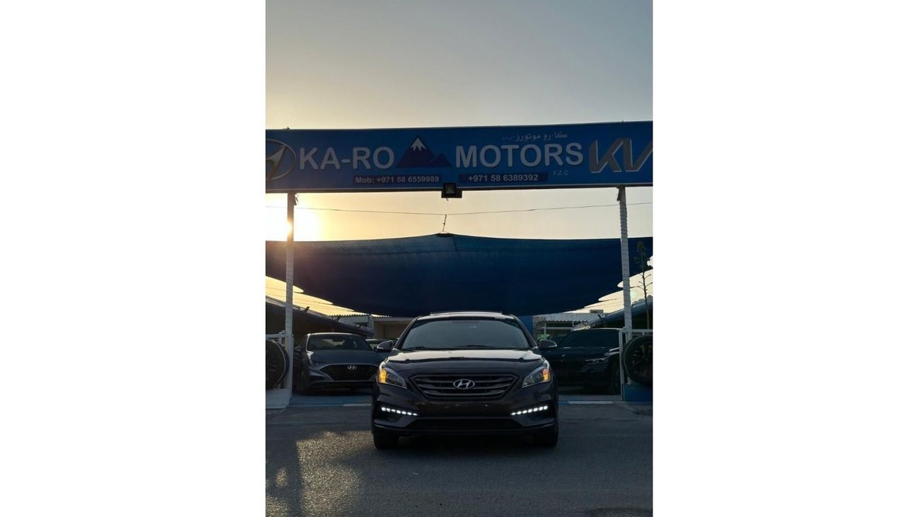 هيونداي سوناتا السيارة بحالة ممتازة هيونداي سوناتا 2016 بمحرك 2.4 سبورت وفتحة سقف ومقاعد جلد.