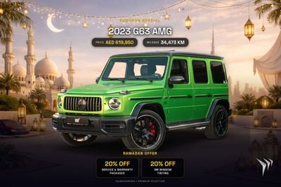 مرسيدس بنز G 63 AMG JANUARY SAVINGS | 0% Downpayment | 8,912 P/M | Warranty and Service Package Available