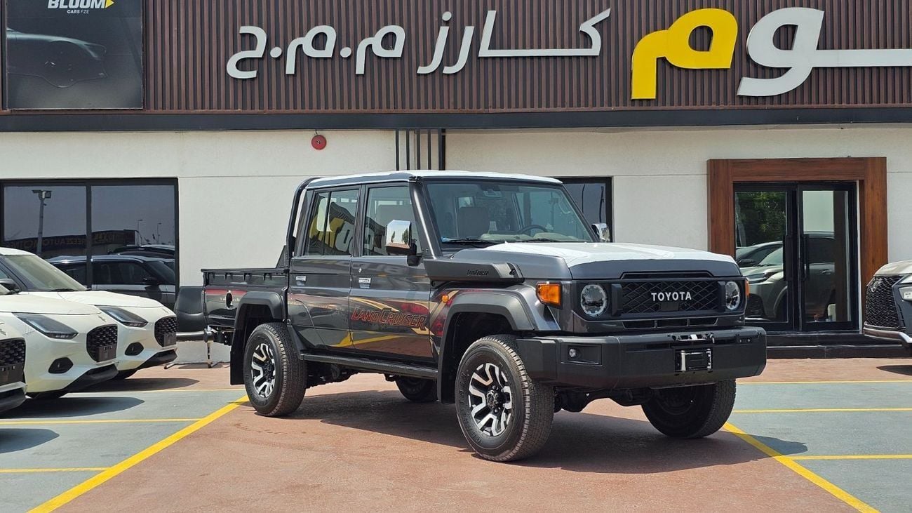 تويوتا لاند كروزر بيك أب 70 Toyota Land Cruiser Pick Up Toyota Land Cruiser Pick Up 2026 Toyota Land Cruiser DC 4.0L AT Petrol (Full Option) Toyota Land Cruiser Pick Up 4.0L V6 - Diff Lock - Automatic 4x4 Transmission - Rear Camera - Leather
