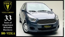 Ford Figo SEDAN / GCC / 2018 / UNLIMITED MILEAGE WARRANTY + FULL DEALER (AL TAYER) SERVICE HISTORY / 399 DH PM