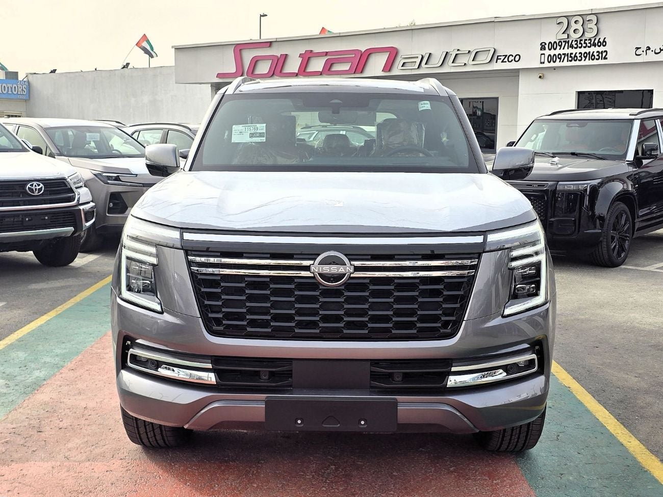 Nissan Patrol Nissan Patrol LE Platinum City 3.5l Twin turbo petrol A/T 4WD SUV Grey Color Inside Tan GCC 2026 Mod