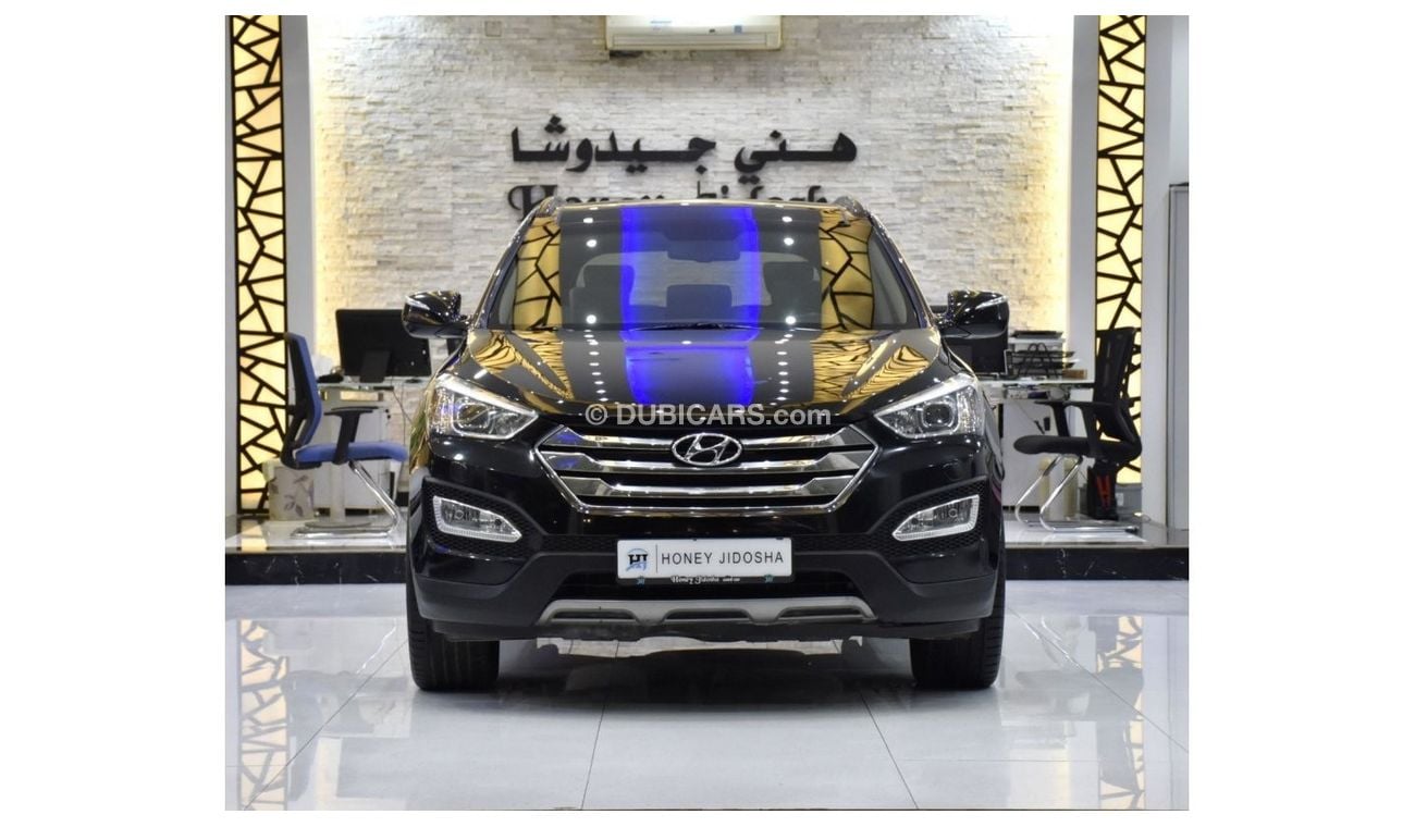 Hyundai Santa Fe EXCELLENT DEAL for our Hyundai SantaFe 4WD ( 2014 Model ) in Black Color GCC Specs