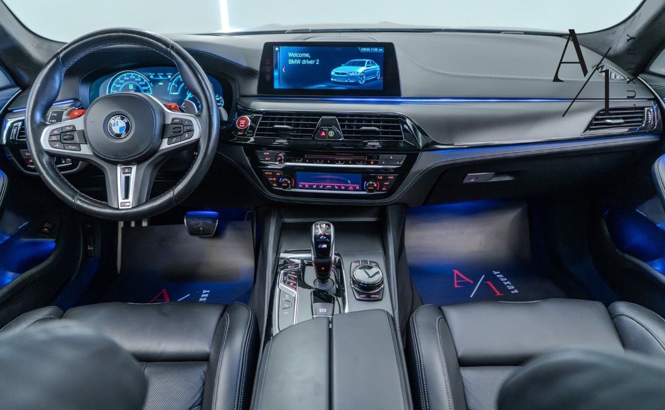 BMW M5 Std 4.4L 2018 BMW M5, Full Service History In Bmw, Fully Loaded, GCC Specs
