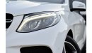 Mercedes-Benz GLE 400 AMG | 3,915 P.M  | 0% Downpayment |  Low Kms Immaculate Condition