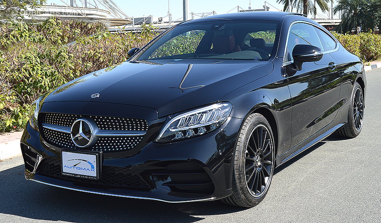 Mercedes-Benz C 300 Coupe 2019 AMG, 2.0L Inline-4 Engine, GCC, 0km with 3 Years or 100,000km Warranty