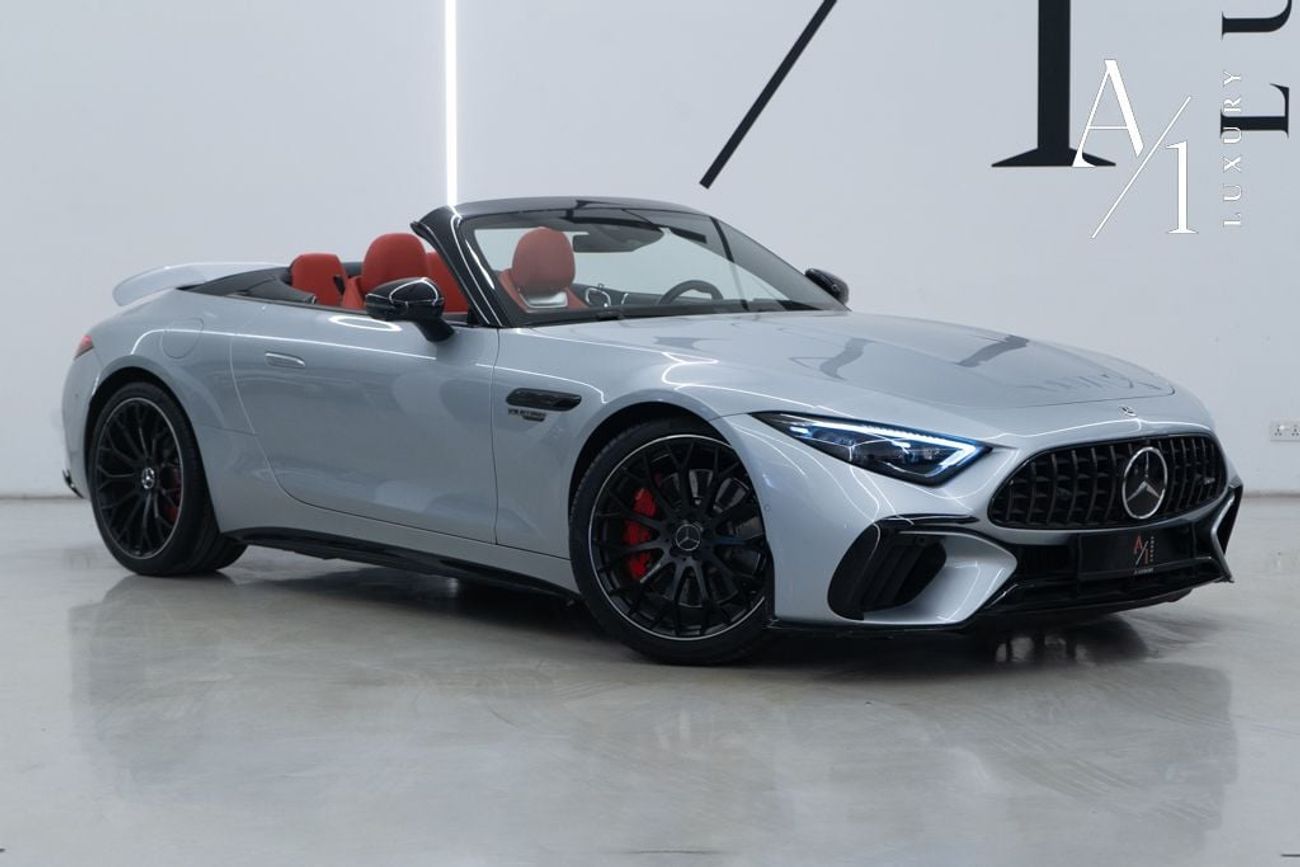 مرسيدس بنز SL 55 AMG Roadster 4Matic+ 2022 Mercedes Benz SL55 AMG 4MATIC+ Roadster, Mercedes Warranty + Service Pack, Ful