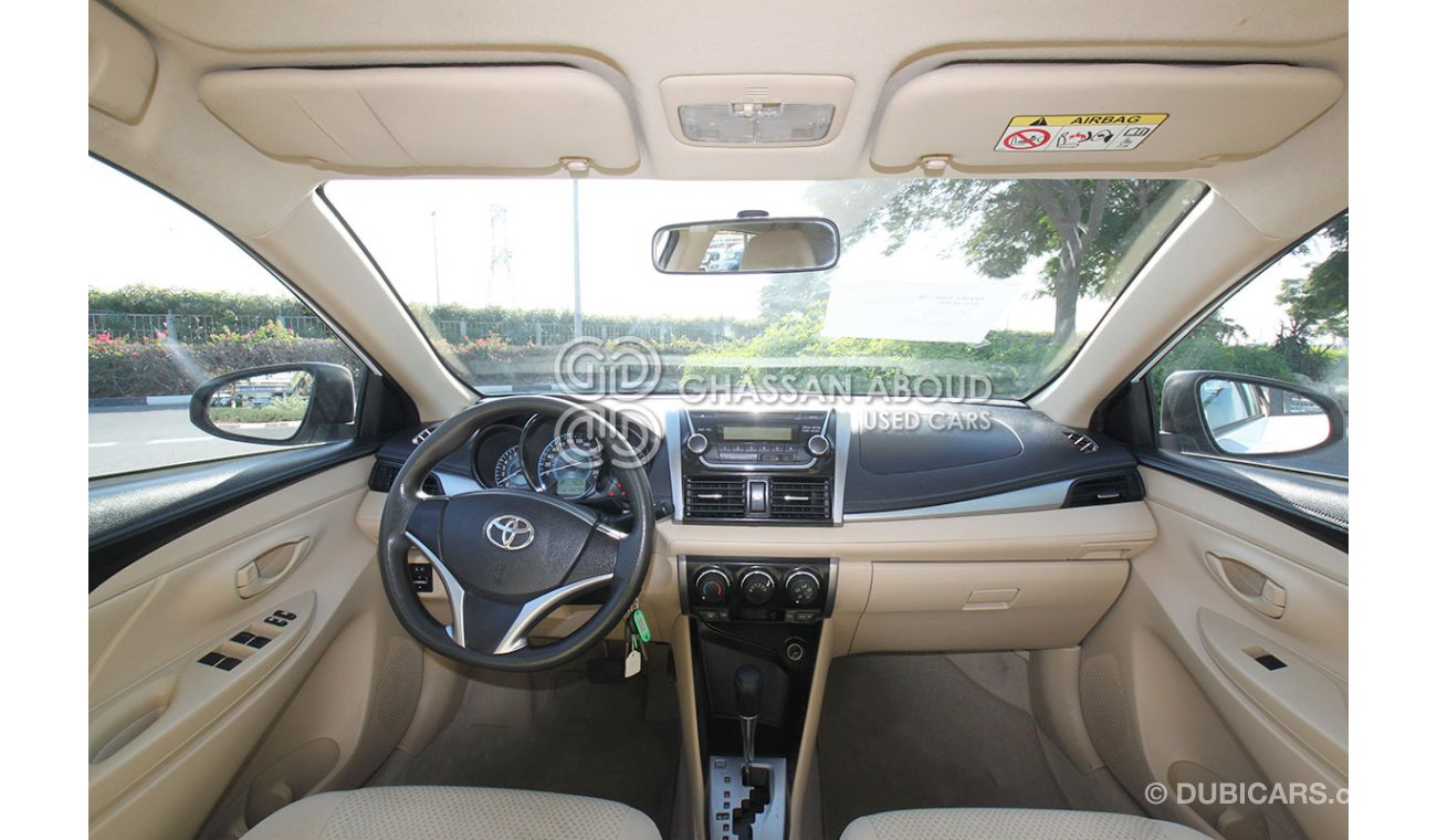 Toyota Yaris Certified Vehicle with Delivery option ; YARIS(GCC Specs)in good condition with warranty(Code:47692)