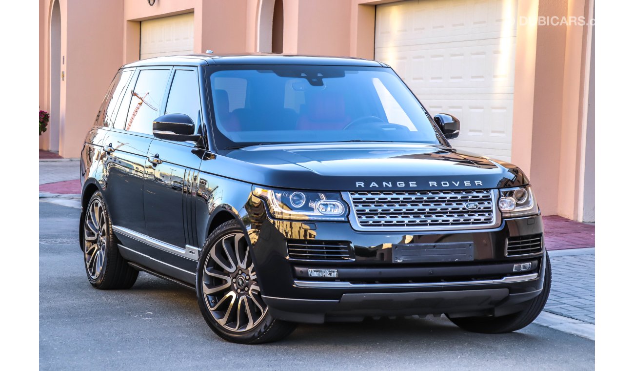 Land Rover Range Rover Vogue Autobiography Long Wheelbase 2017 under Al Tayer Warranty with Zero Down-Payme