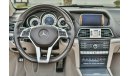 Mercedes-Benz E 400 Coupe Convertible - GCC - AED 2,624 Per Month - 0% DP
