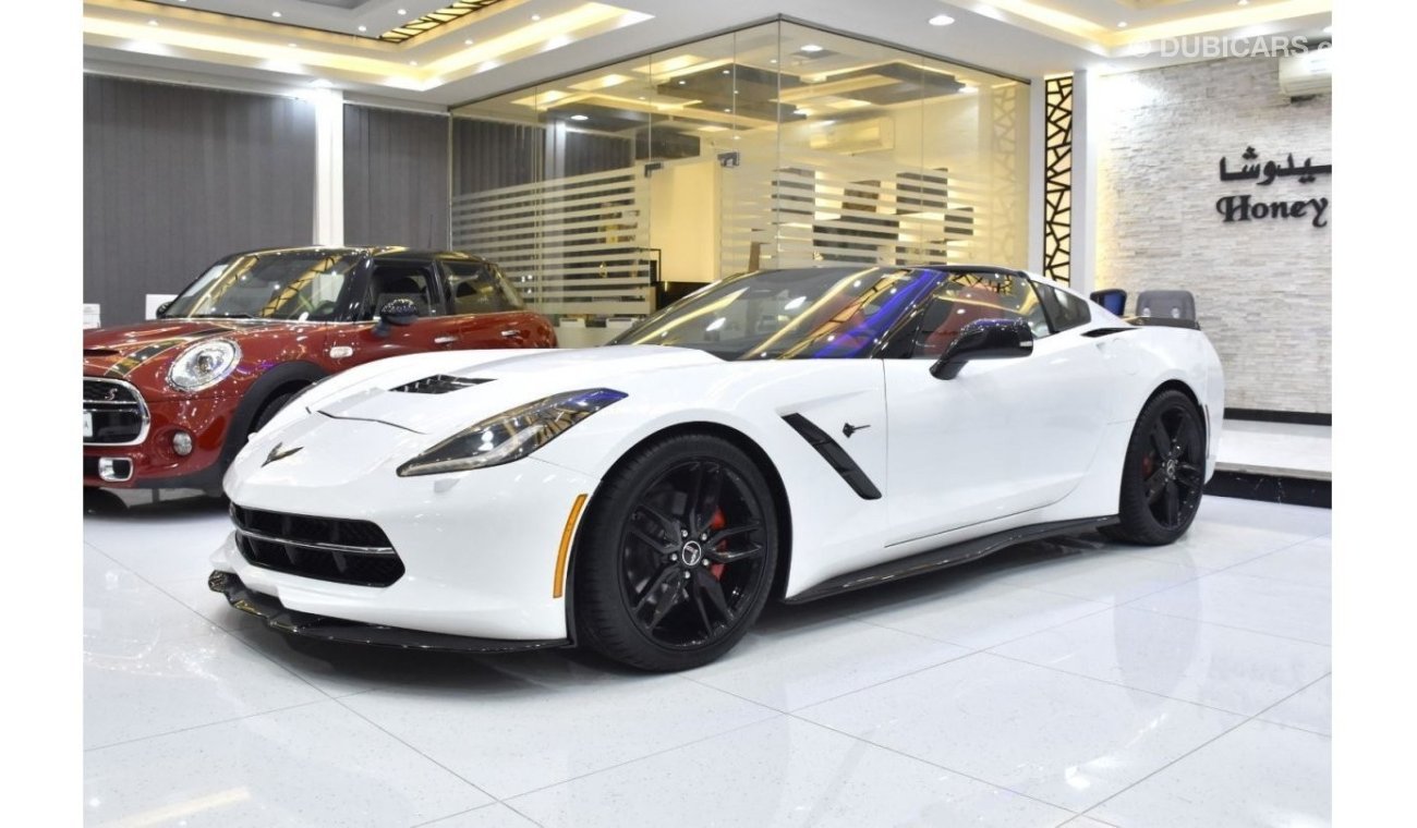 شيفروليه كورفت EXCELLENT DEAL for our Chevrolet Corvette C7 Stingray ( 2015 Model ) in White Color GCC Specs