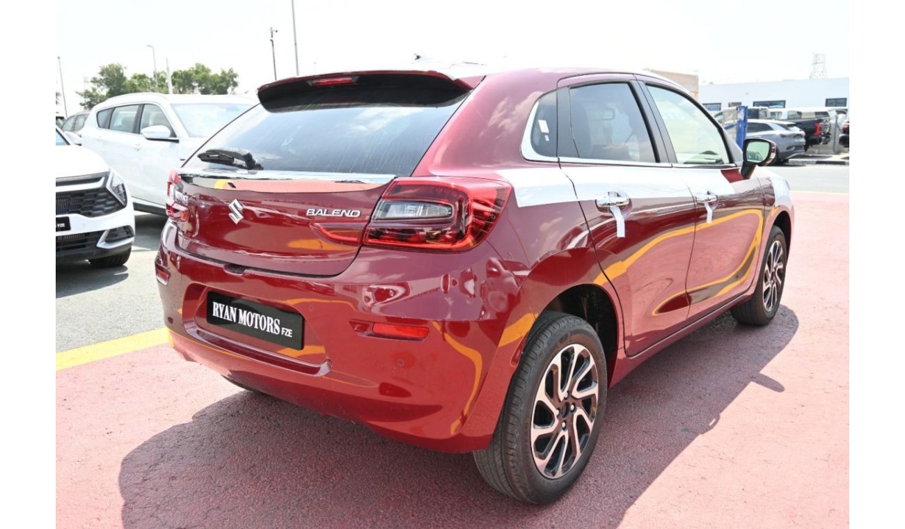 سوزوكي بالينو Suzuki Baleno 1.5L Petrol, Hatchback, FWD, 5Doors, Model 2024 Color Red