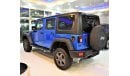 جيب رانجلر ORIGINAL PAINT ( صبغ وكاله ) Jeep Wrangler Unlimited Sport 2016 Model!! in Blue Color! GCC Specs