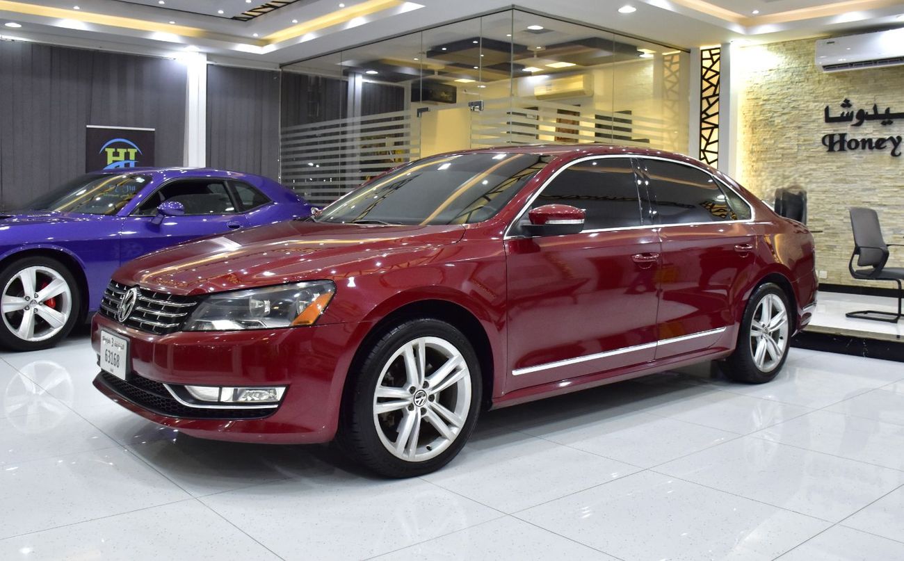 Volkswagen Passat SEL EXCELLENT DEAL for our Volkswagen Passat ( 2016 Model ) in Red Color GCC Specs