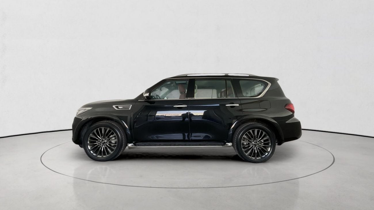 إنفينيتي QX80 LUXE SENSORY PROACTIVE 5.6 SENSORY PRO ACTIVE AUTO 4WD 8 SEATS | شامل الضمان | 0 ﺪﻔﻋﺓ ﺃﻮﻟﻯ