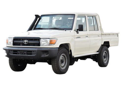 تويوتا لاند كروزر بيك آب ECTJRY001 - 2023 Toyota LC79 Double Cab - 4.2L Diesel Manual - White
