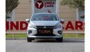 ميتسوبيشي اتراج GLX 1.2L Mitsubishi Attrage 2023 GCC under Warranty with Flexible Down-Payment.