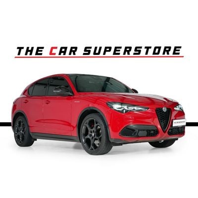 Alfa Romeo Stelvio VELOCE GCC-1 Owner-Low Mileage-Gargash Warranty & Service Contract Until 2029