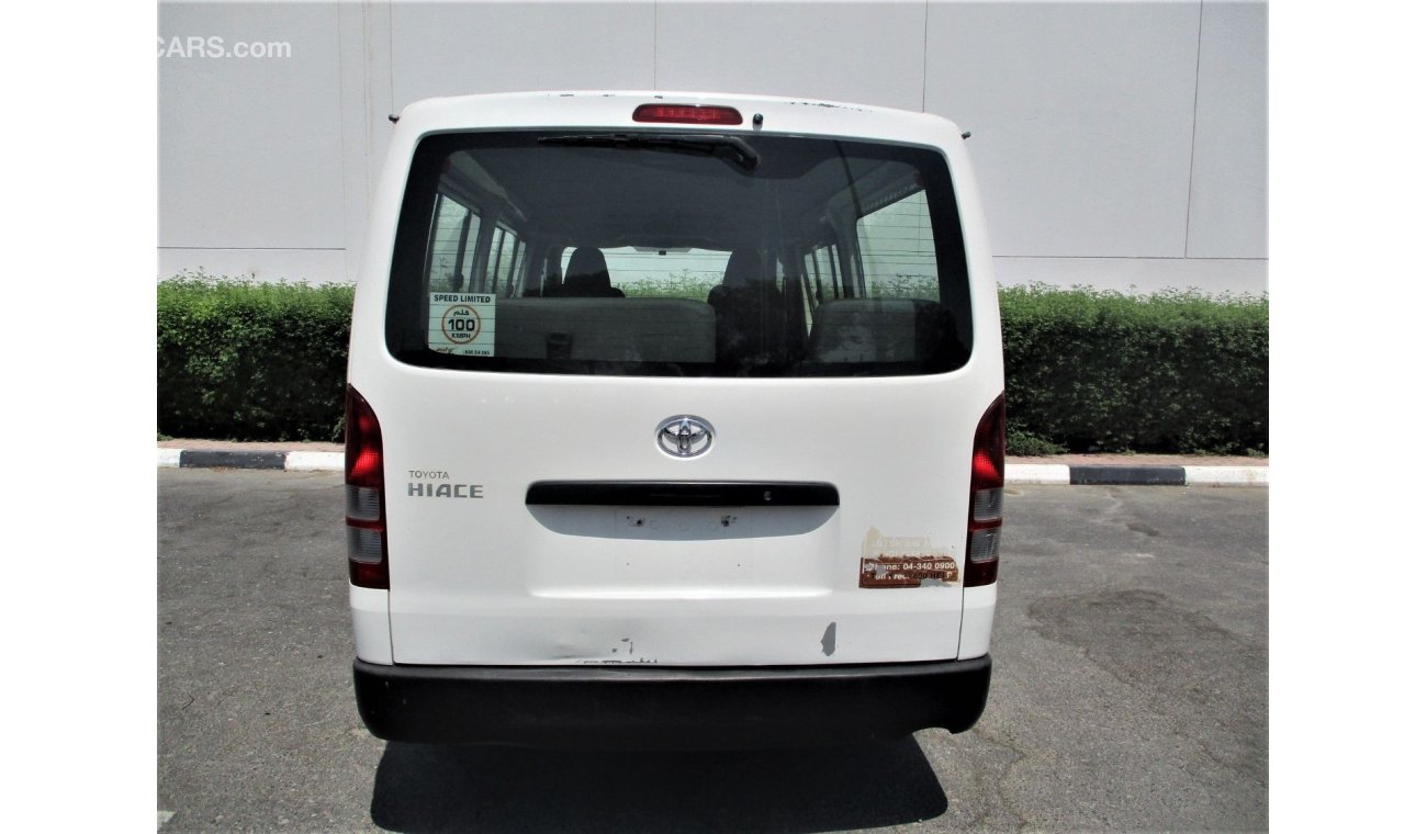 Toyota Hiace 14 passenger ,manual gear , gulf space , accident free