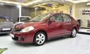 نيسان تيدا EXCELLENT DEAL for our Nissan Tiida 1.8 ( 2011 Model ) in Red Color GCC Specs