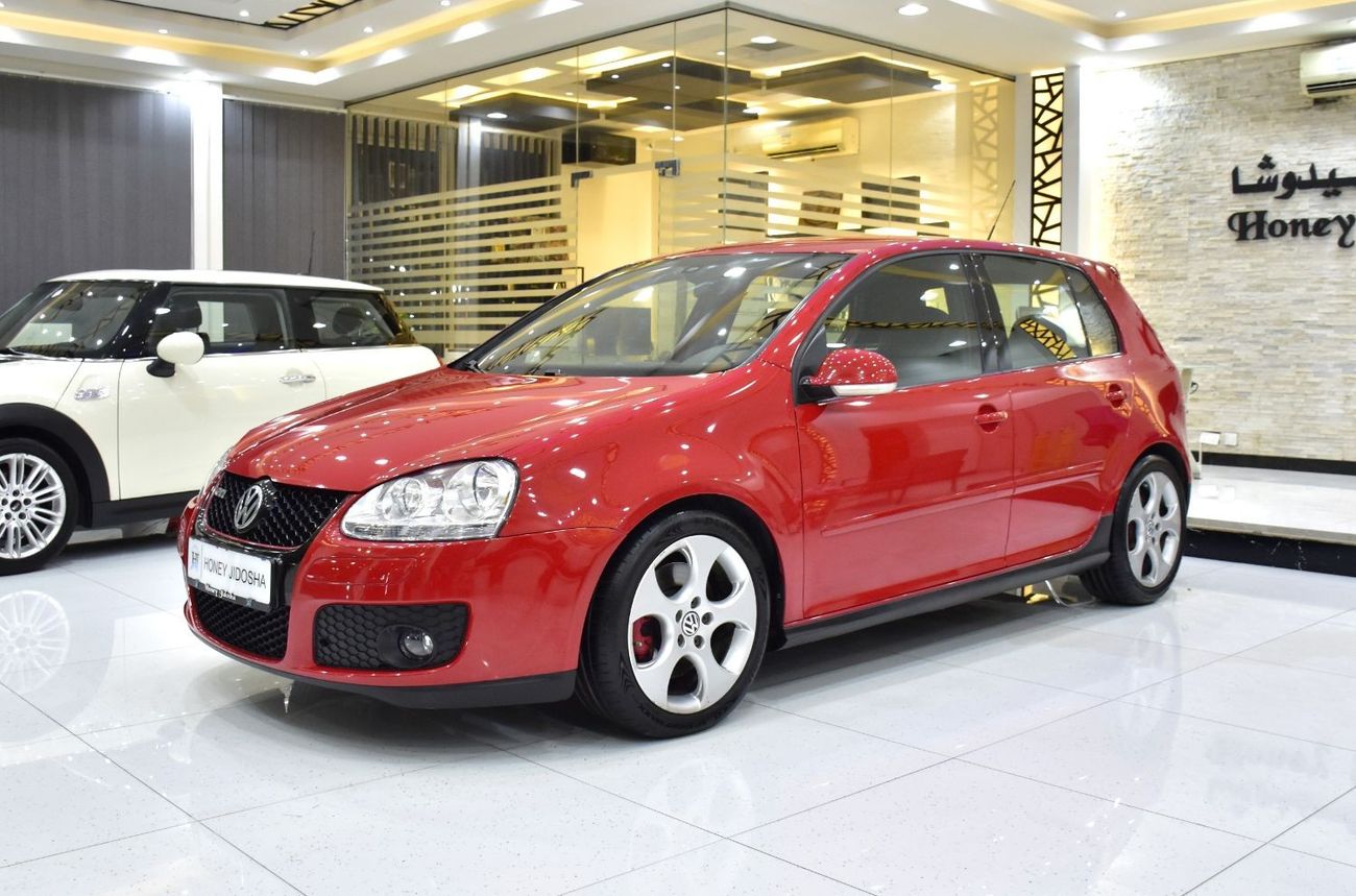 Volkswagen Golf EXCELLENT DEAL for our Volkswagen GTi ( 2009 Model ) in Red Color GCC Specs