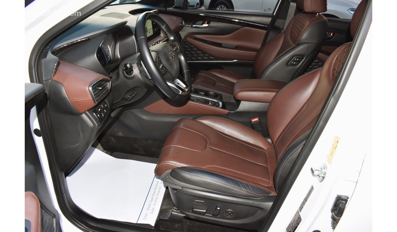 Hyundai Santa Fe AED 1679 PM | HIGH 7-STR 3.5L V6 AWD 2020 GCC DEALER WARRANTY