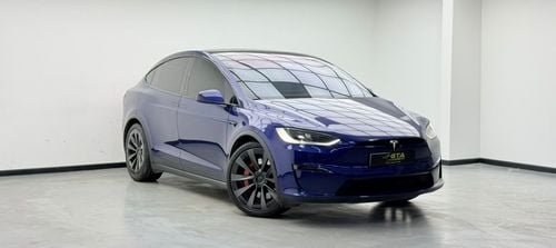 تسلا موديل اكس PLAID 2024 Tesla Model X Plaid, Tesla Warranty+Full Tesla Service History, GCC Specs.