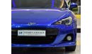 Subaru BRZ ORIGINAL PAINT ( صبغ وكاله ) FULL SERVICE HISTORY Subaru BRZ 2016 Model!! in Blue Color! GCC Specs