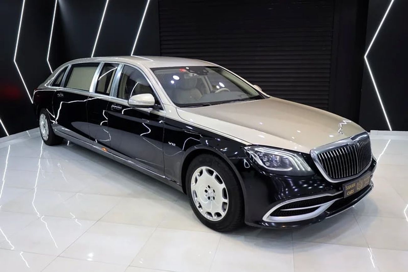 Mercedes Maybach S650 Maybach Pullman Limousine 2021, Privacy Suites, Rear 4-VIP Seats, TV Screen, Burmester Audio!!