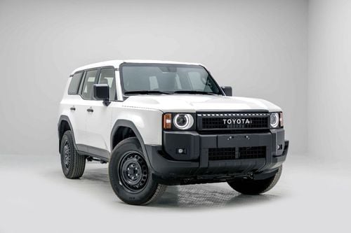 Toyota Prado Urban E 2.4L - Super White Inside Black | Export Only