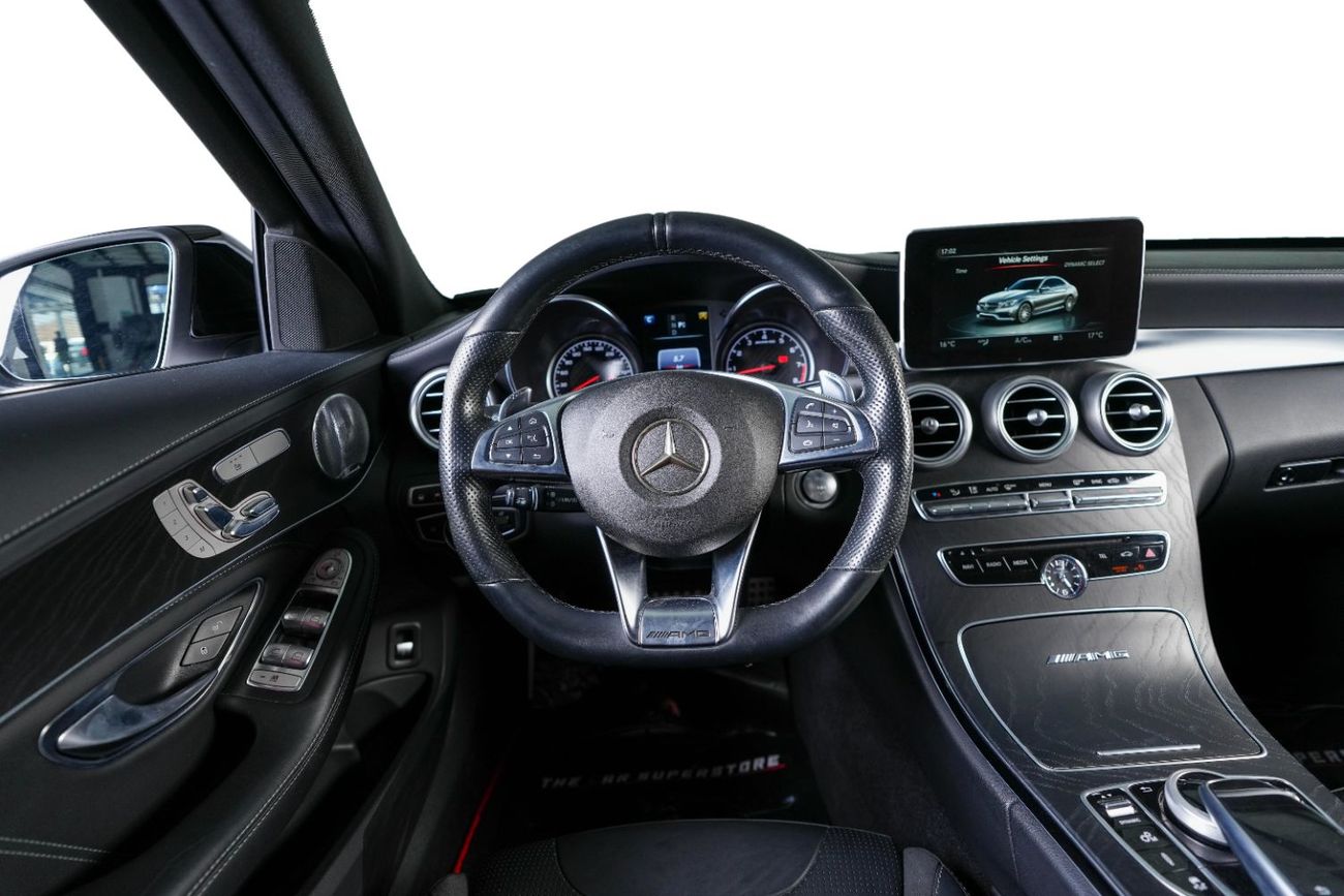 Mercedes Benz C63 AMG STANDARD Std 4.0L Sedan 2017-MERCEDES BENZ C63 AMG-FULL SERVICE HISTORY-IMMACULATE CAR