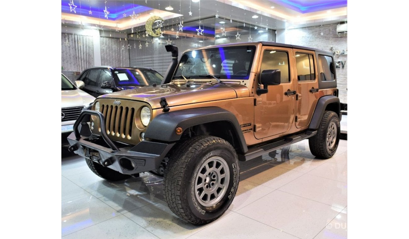 Jeep Wrangler OFF ROAD KING! JEEP WRANGLER Unlimited SPORT 2015 Model! GCC 86,000KM!