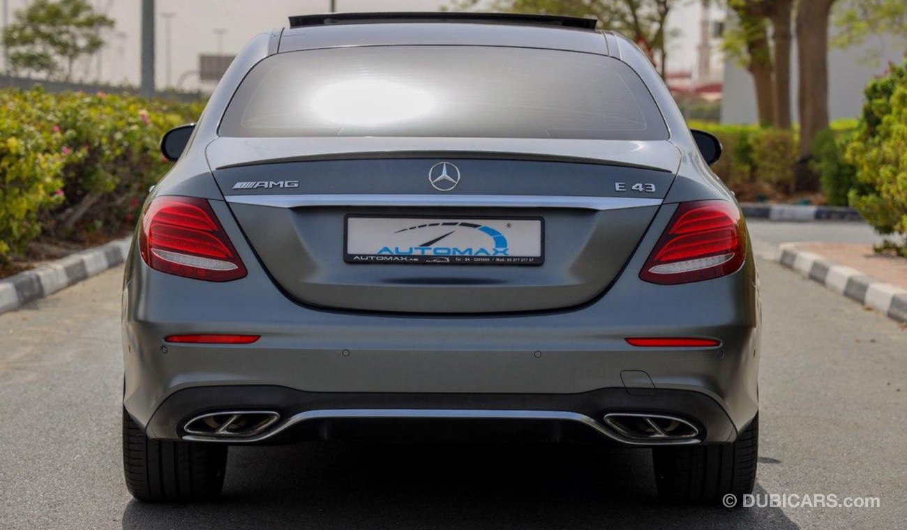 مرسيدس بنز E 43 AMG 2018, 3.0L-V6 Biturbo,  with 3Year until 100k km Warranty