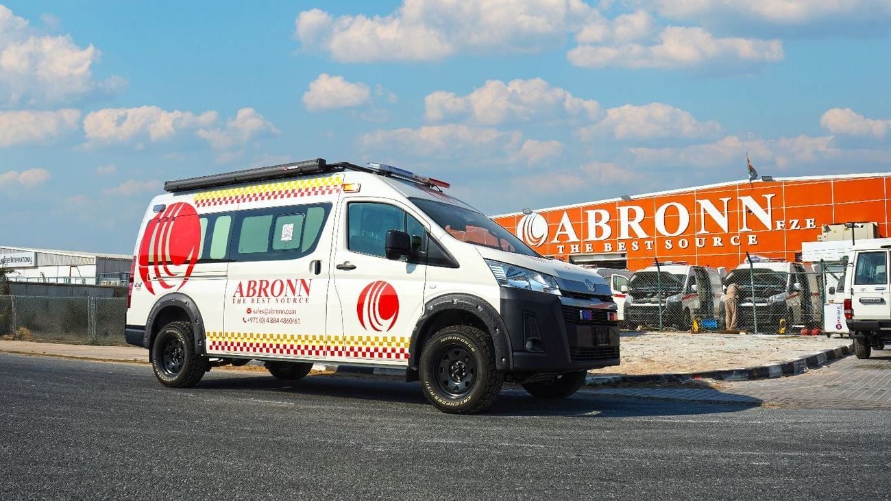 Toyota Hiace New Toyota Hiace High Roof Ambulance Fiber 4x4 Petrol 3.5L Model 2024