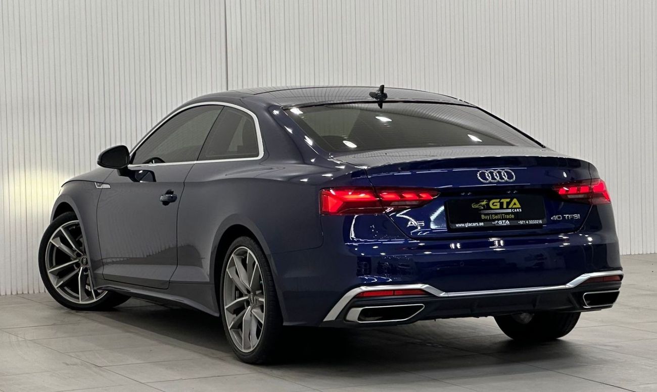 Audi A5 40 TFSI S Line 2021 Audi A5 40TFSI S-Line Coupe, May 2026 Al Naboodah Warranty + Service Contract, G
