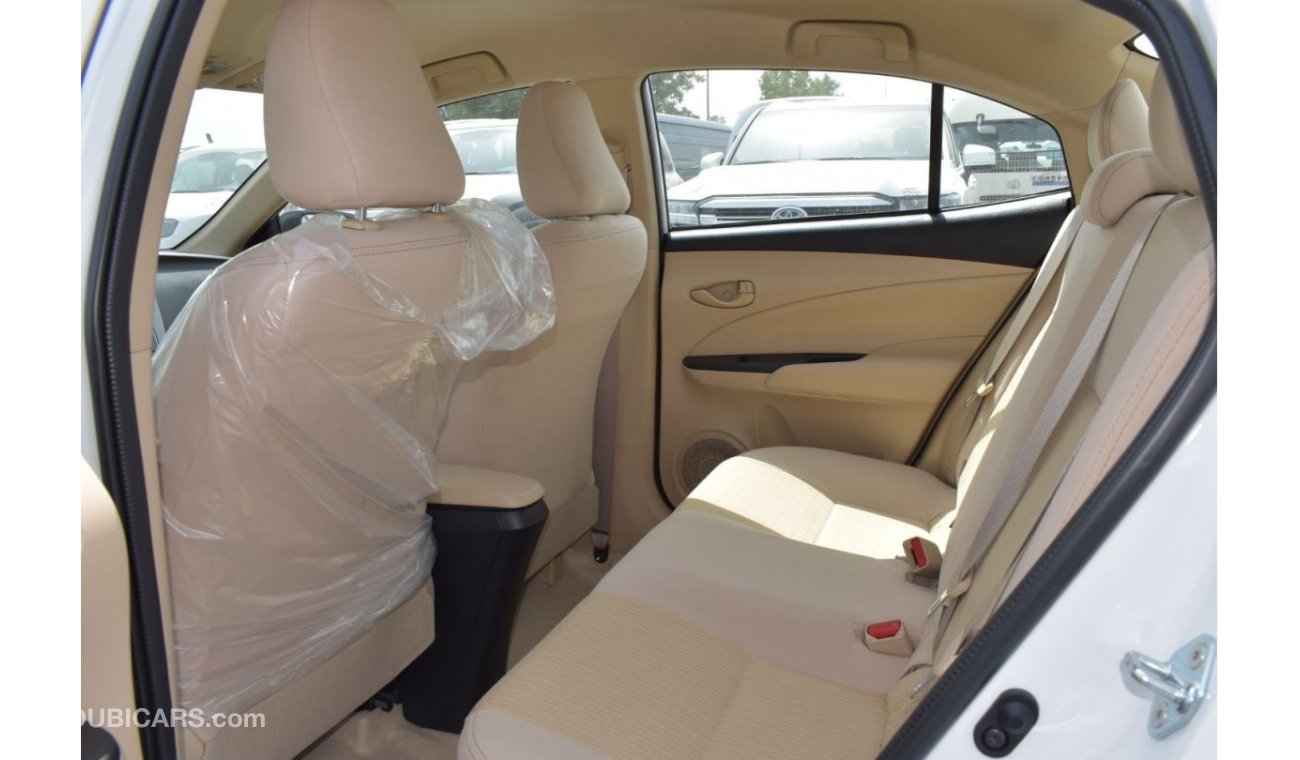 تويوتا يارس E S/D 1.5 E PETROL A/T FABRIC SEATS SEDAN WITH GCC SPECS EXPORT ONLY