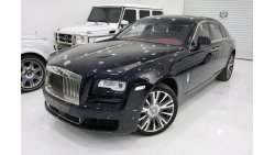 Rolls-Royce Ghost 2018, Starlights, 1,000KM, Rear Tables and Tvs, GCC Specs, Dealer's Warranty & Service Package