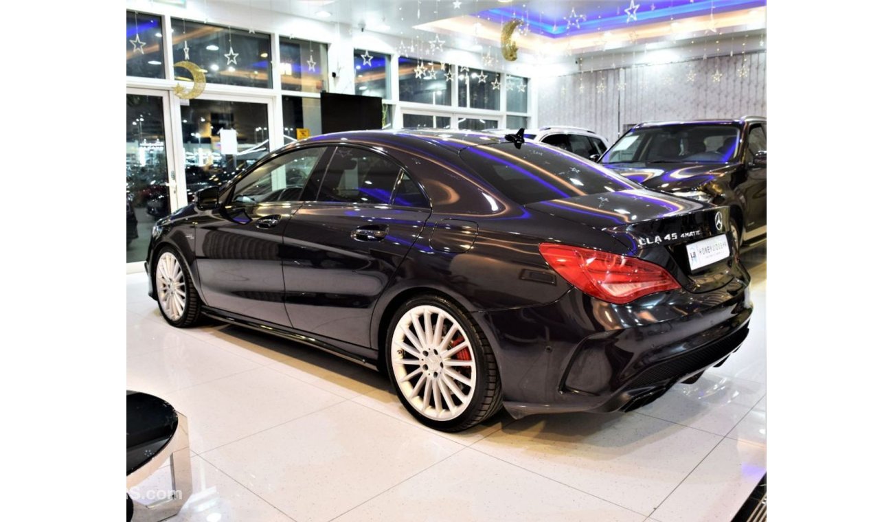 مرسيدس بنز CLA 45 AMG ATHLETIC AND MUSCULAR DESIGN! Mercedes Benz CLA 45 AMG TURBO! 2015 Model GCC With Service History!