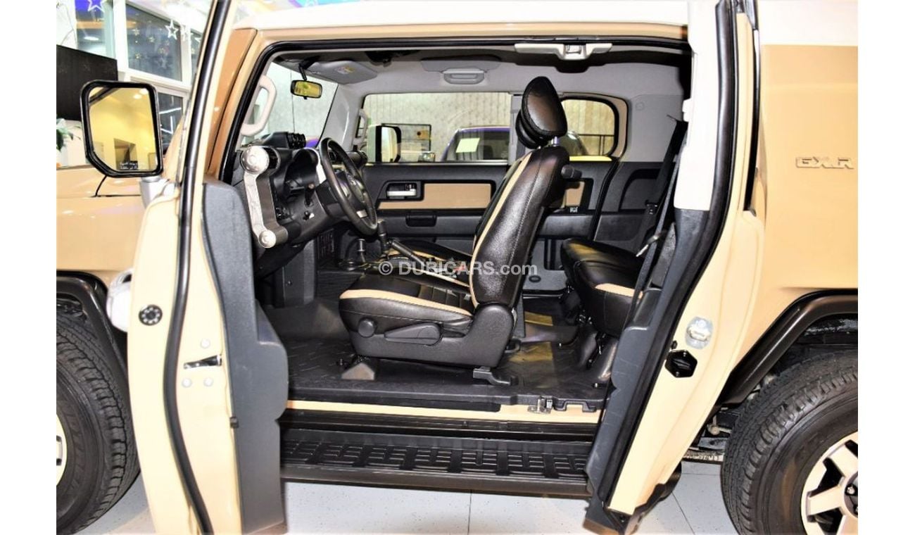 Toyota FJ Cruiser AMAZING Toyota FJ Cruiser GXR 2017 Model!! in Tan Color! GCC Specs