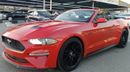 Ford Mustang Ford mustang ecoboost convertible V4  Body kit GT Model 2019 Price: 68000 Dhs Mileage: 44000 Mi Spec