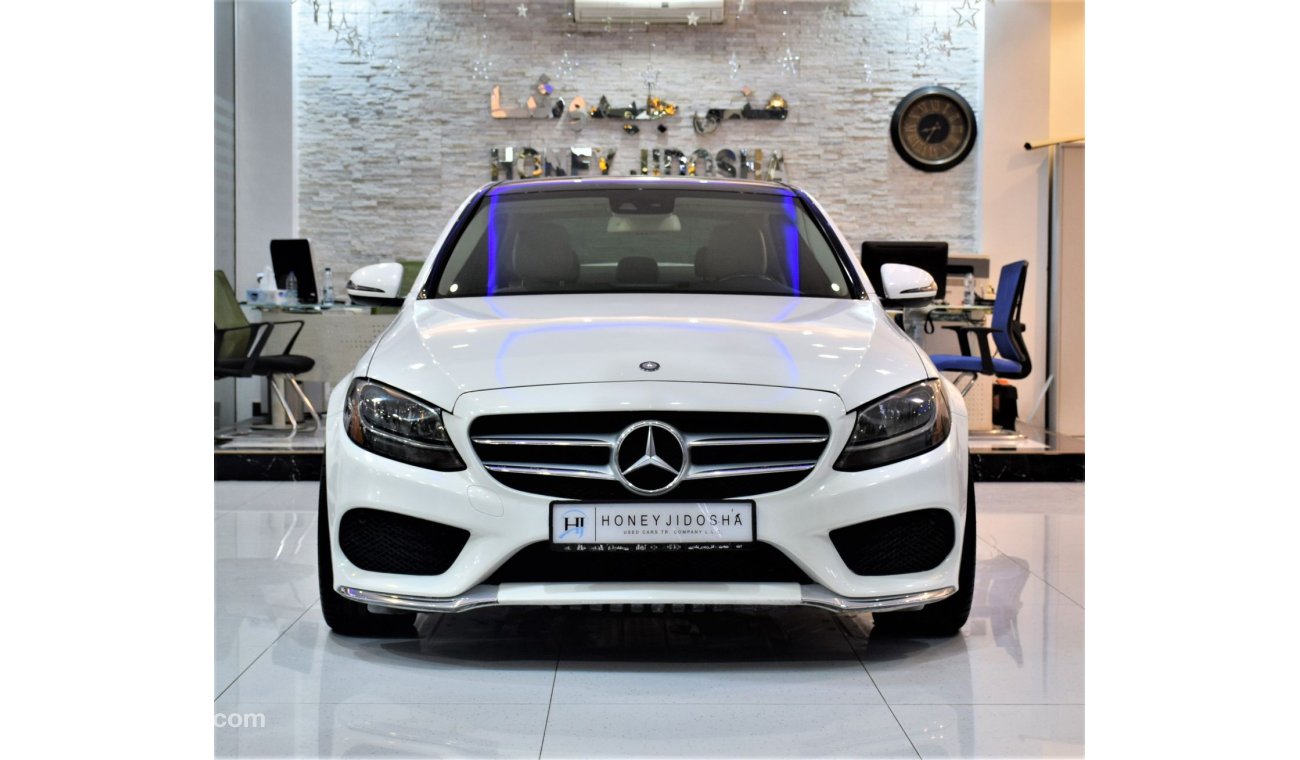 مرسيدس بنز C 300 EXCELLENT DEAL for our Mercedes Benz C300, 2016 Model!! in White Color! American Specs