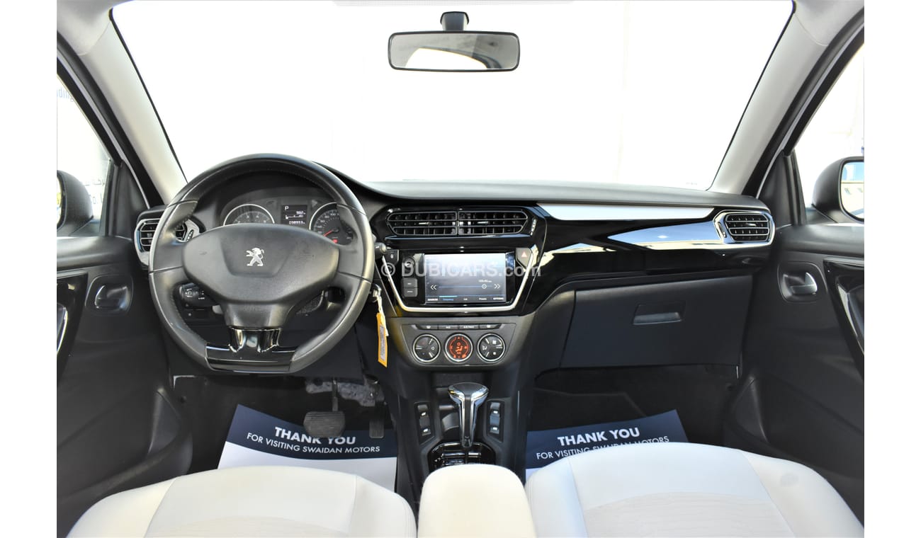Peugeot 301 AED 529 PM | 1.6L ALLURE 2019 GCC DEALER WARRANTY