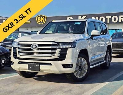 تويوتا لاند كروزر GXR TWIN TURBO || 3.5L V6 PETROL | RR ENTERTAINMENT SCREEN | SUNROOF | FRONT PWR SEATS (CODE#GXR3M2)