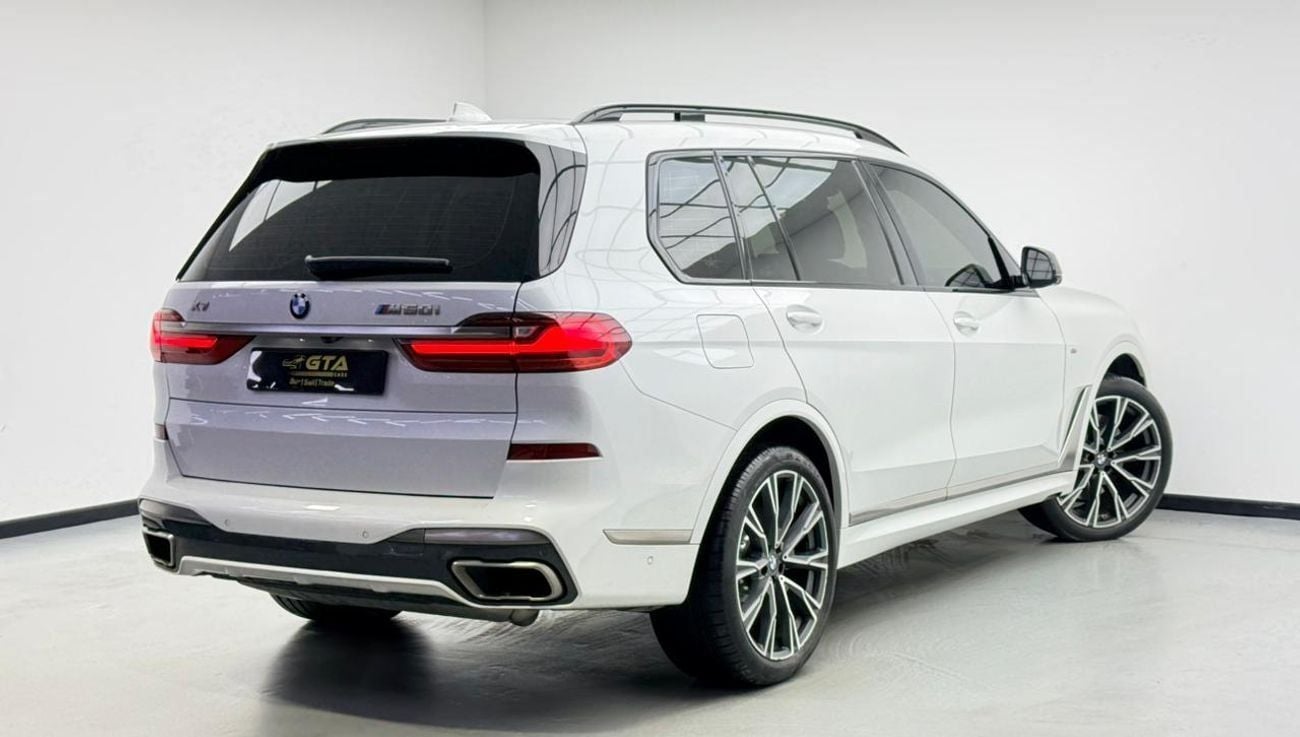 BMW X7 M50i 2022 BMW X7 M50i M-Sport, 2027 BMW Warranty + Service Pack, Full BMW Service History, 7 Seater, GCC
