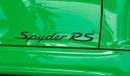 بورش 718 سبيدر RS PORSCHE 718 SPYDER WEISSACH GT4 RS, 2024, LIMITED EDITION 1 OF 500, ZERO KM