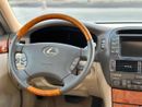 لكزس LS 430 موديل 2004 حاله ممتازه من الداخل والخارج فتحه وجلد ومثبت سرعه وتحكم كهربي كانل ونظام صوت ممتاز وكامي