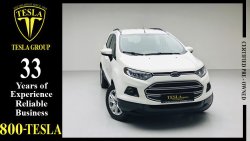 Ford EcoSport ORGINAL BACK CAMERA! / GCC / 2017 / DEALER WARRANTY VALID UNTIL: 29/3/2022 / FSH / ONLY 443 DHS P.M.