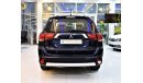 Mitsubishi Outlander AMAZING Mitsubishi Outlander 4WD 2016 Model!! in Dark Blue Color! GCC Specs