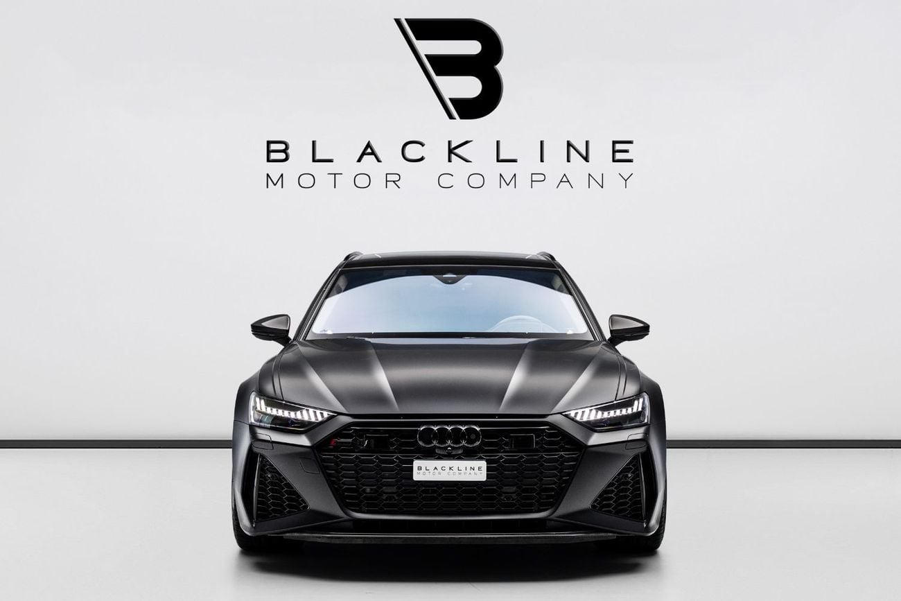 أودي RS6 BUY NOW, PAY 2027 | THE BLACKLINE STANDARD | June 2028 Audi Warranty, GCC
