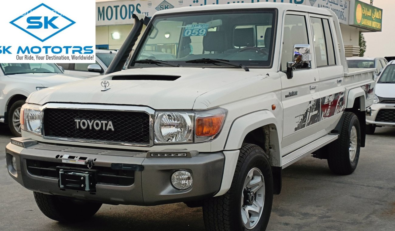 Toyota Land Cruiser Pick Up 4.5L V8 DIESEL, M/T / DOUBLE CABBIN / DIFF LOCK  AVAILABLE IN DIFFERENT COLORS (CODE # 7645)